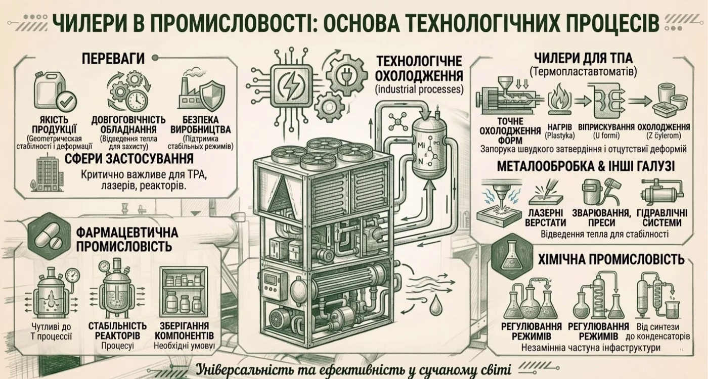 Чилери в промисловості