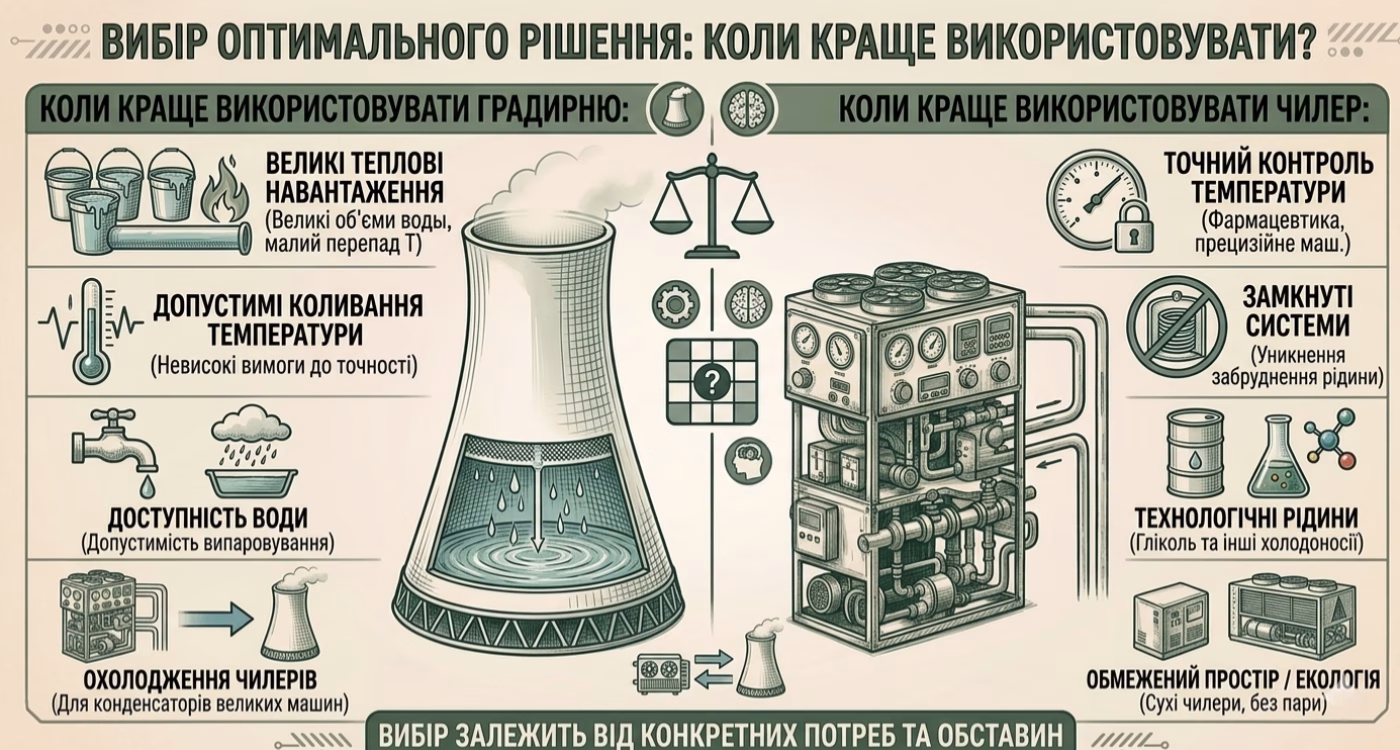 чилер чи градирня