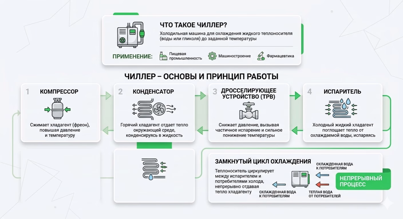 Чиллер принцип работы