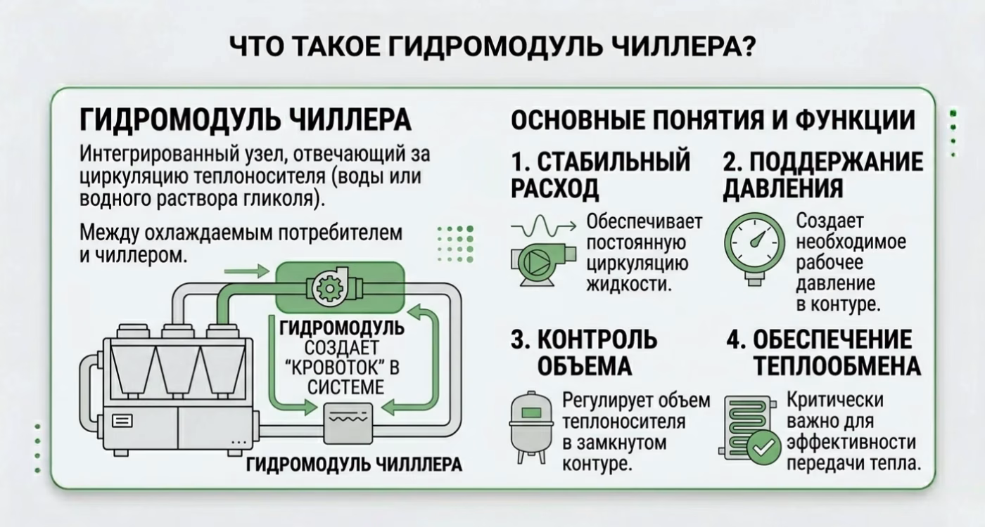Что такое гидромодуль чиллера