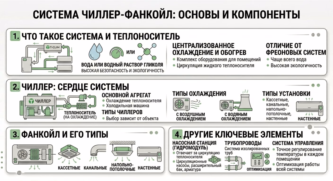 Что такое система чиллер-фанкойл