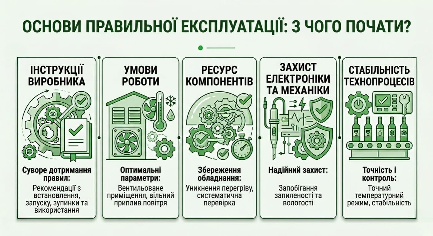 Основи правильної експлуатації чилера