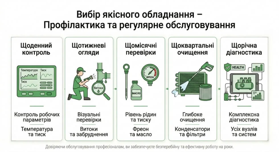 Профілактика та регулярне обслуговування