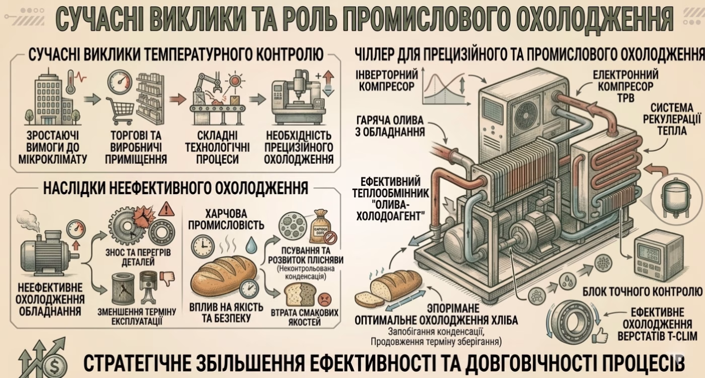 роль промислового охолодження