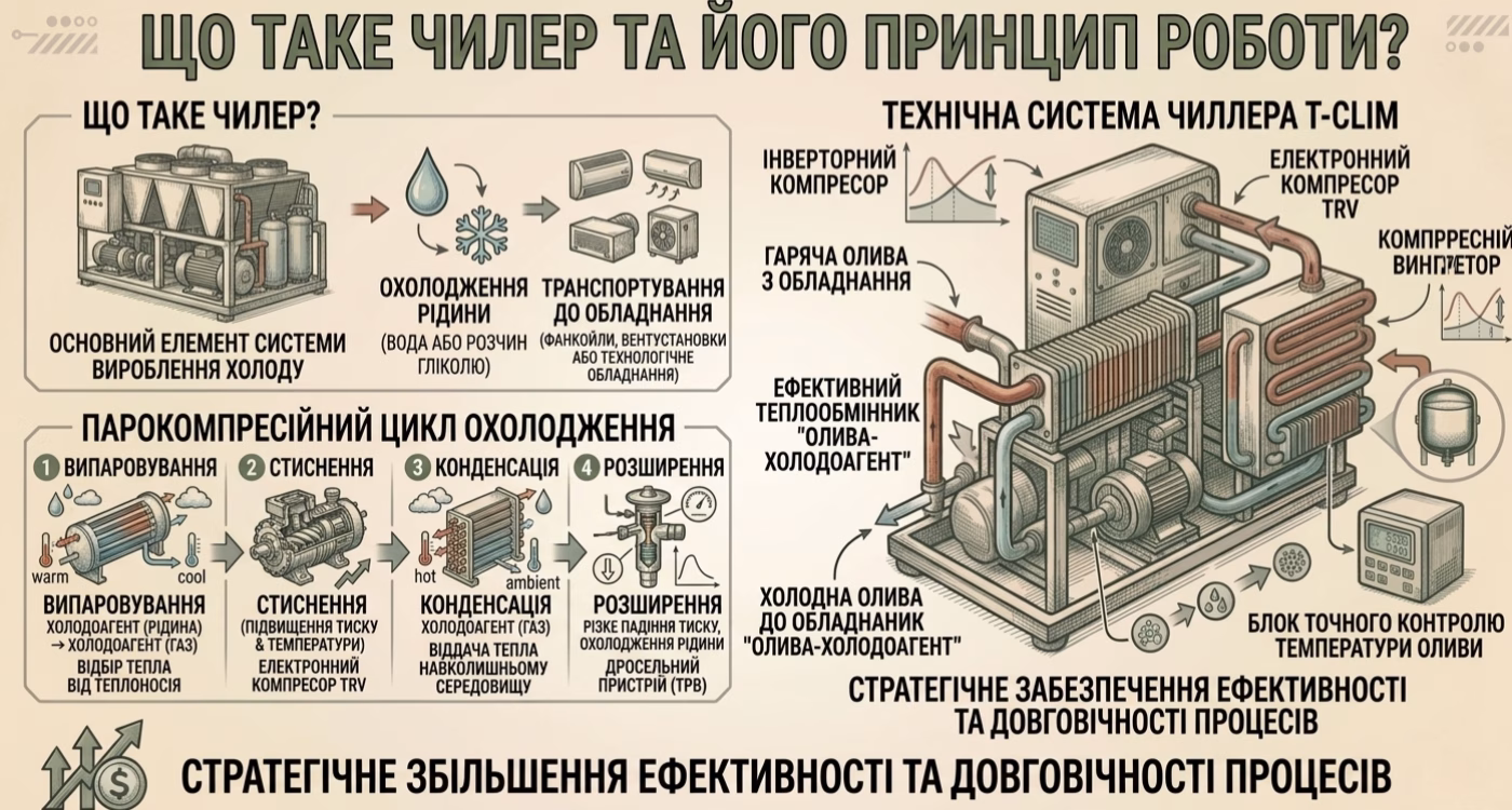 Що таке чилер та його принцип роботи