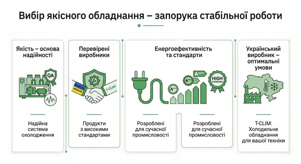 Вибір якісного обладнання запорука стабільної роботи