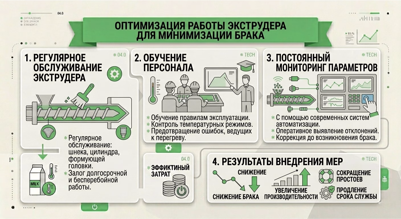 Оптимизация работы экструдера