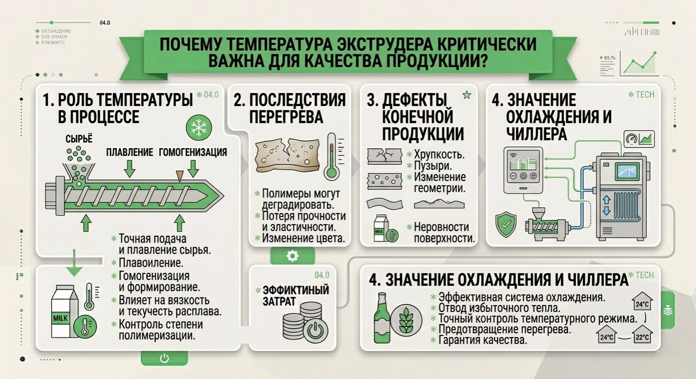 Почему температура экструдера критически важна