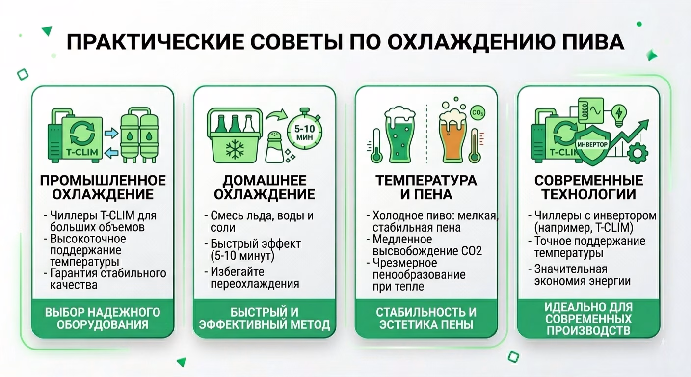 Практические советы по охлаждению пива