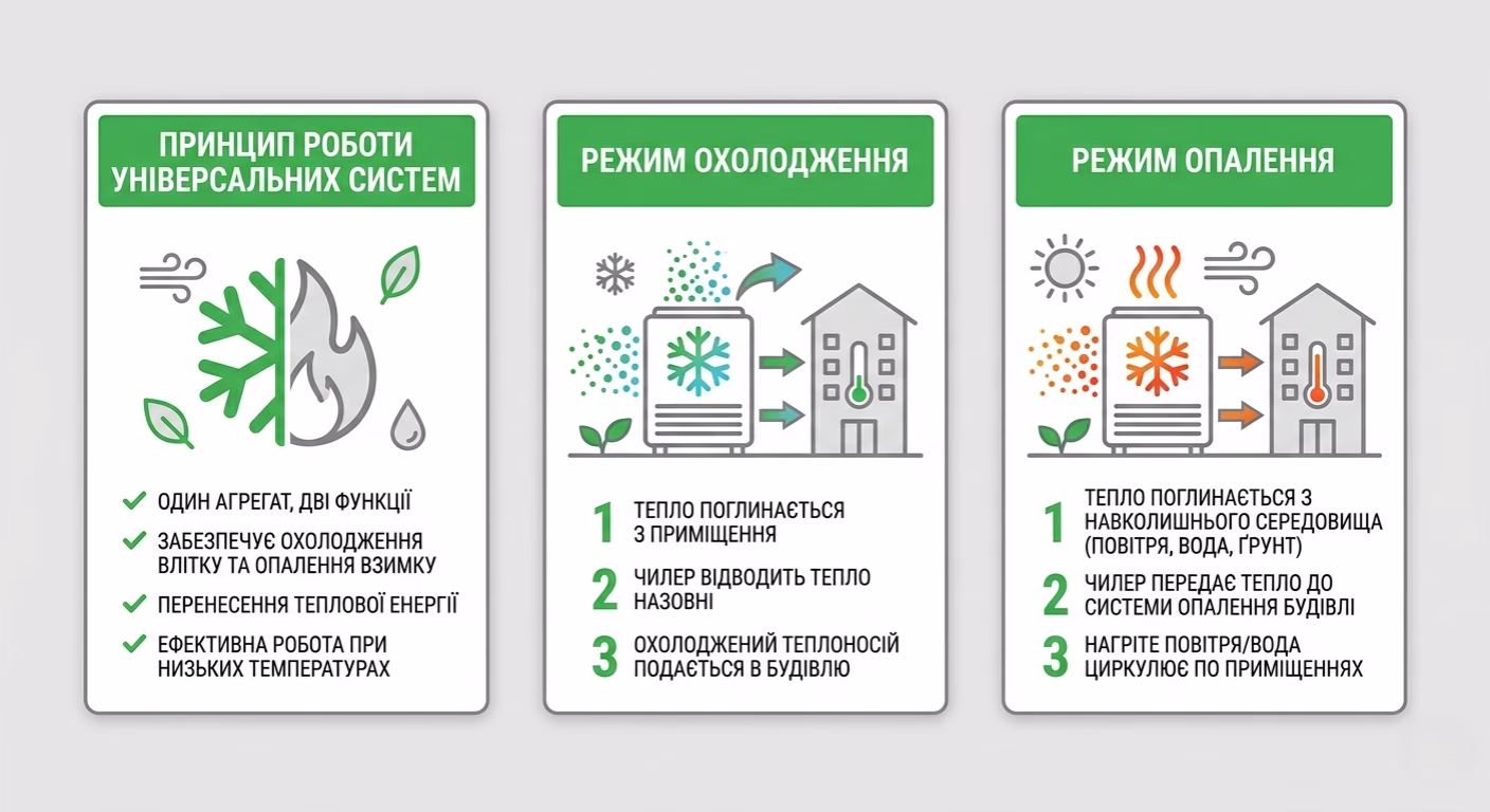 Принцип роботи універсальних систем