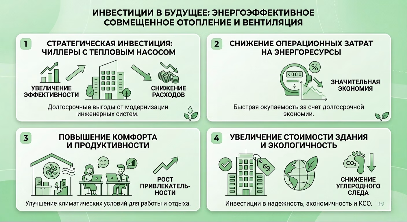 совмещенное отопление и вентиляция