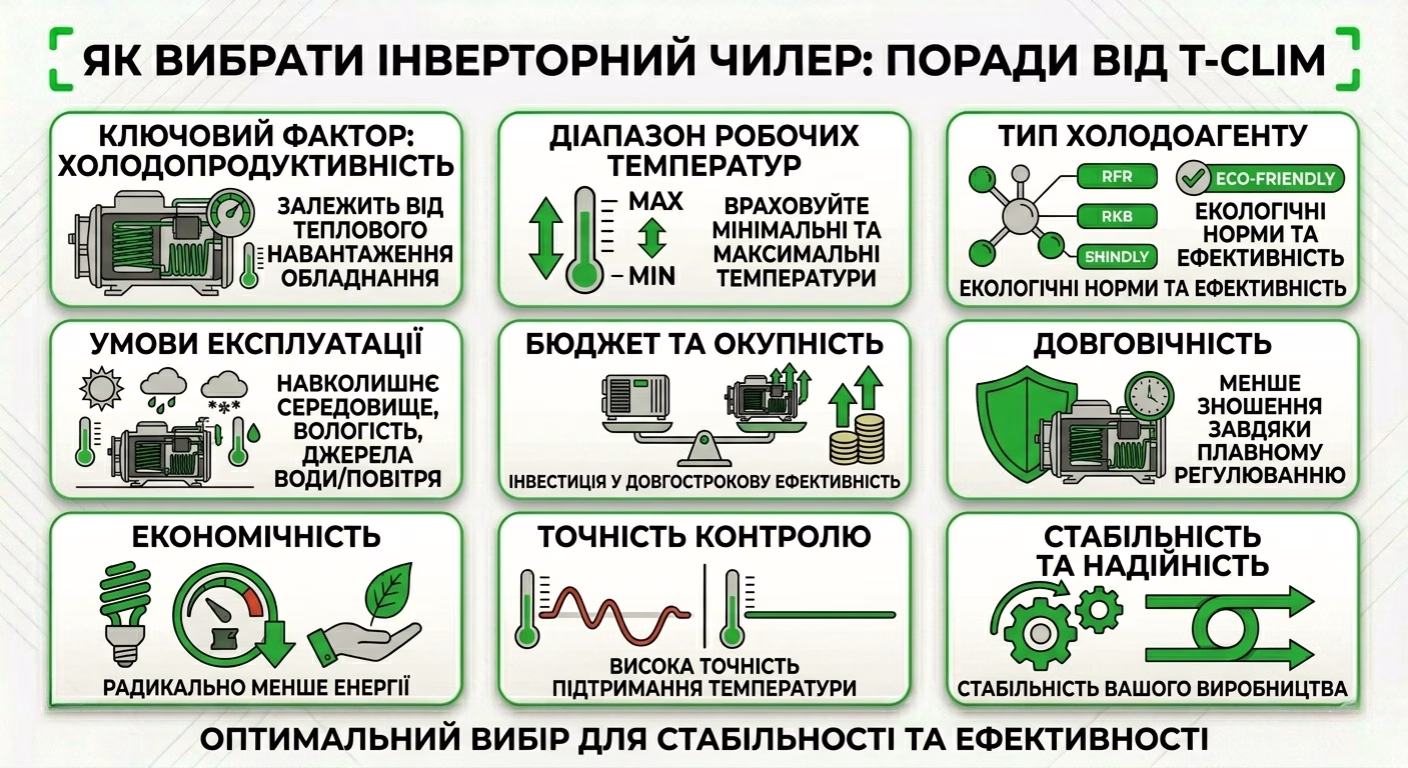 Як вибрати інверторний чилер