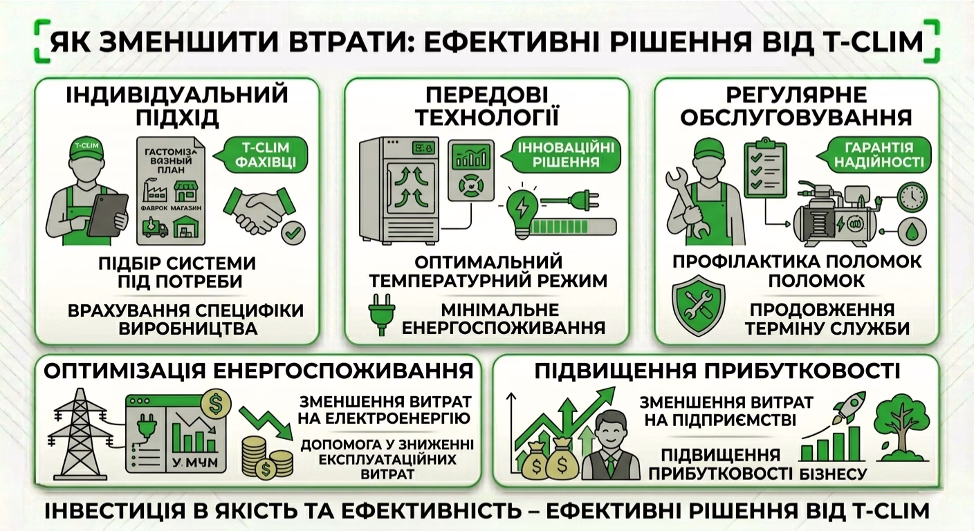 Як зменшити втрати на охолодження