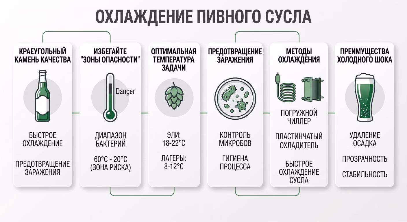 Быстрое охлаждение сусла