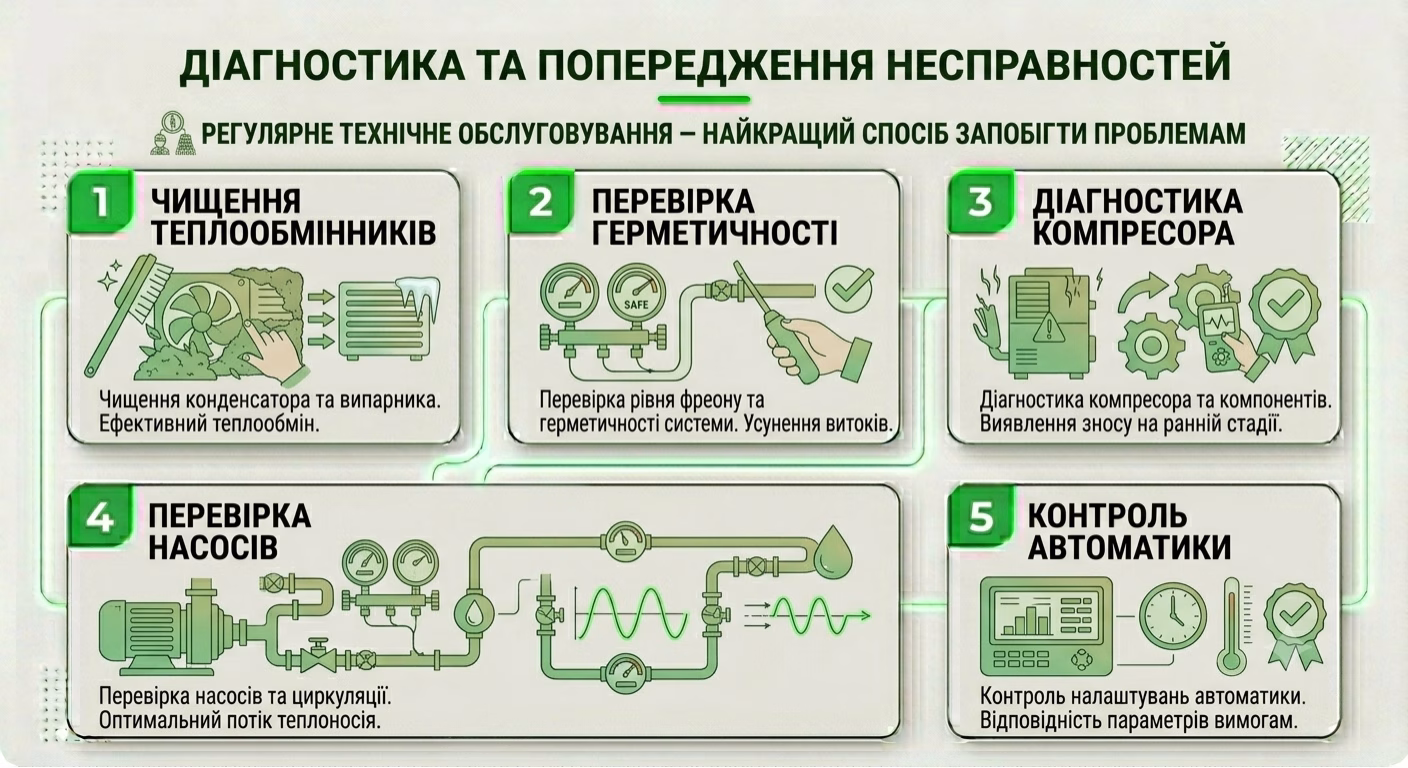Діагностика та попередження несправностей