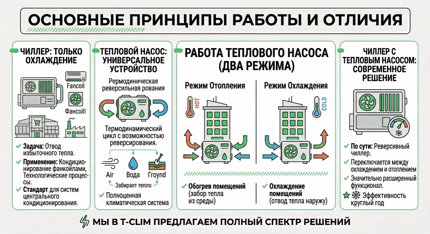 Основные принципы работы и отличия