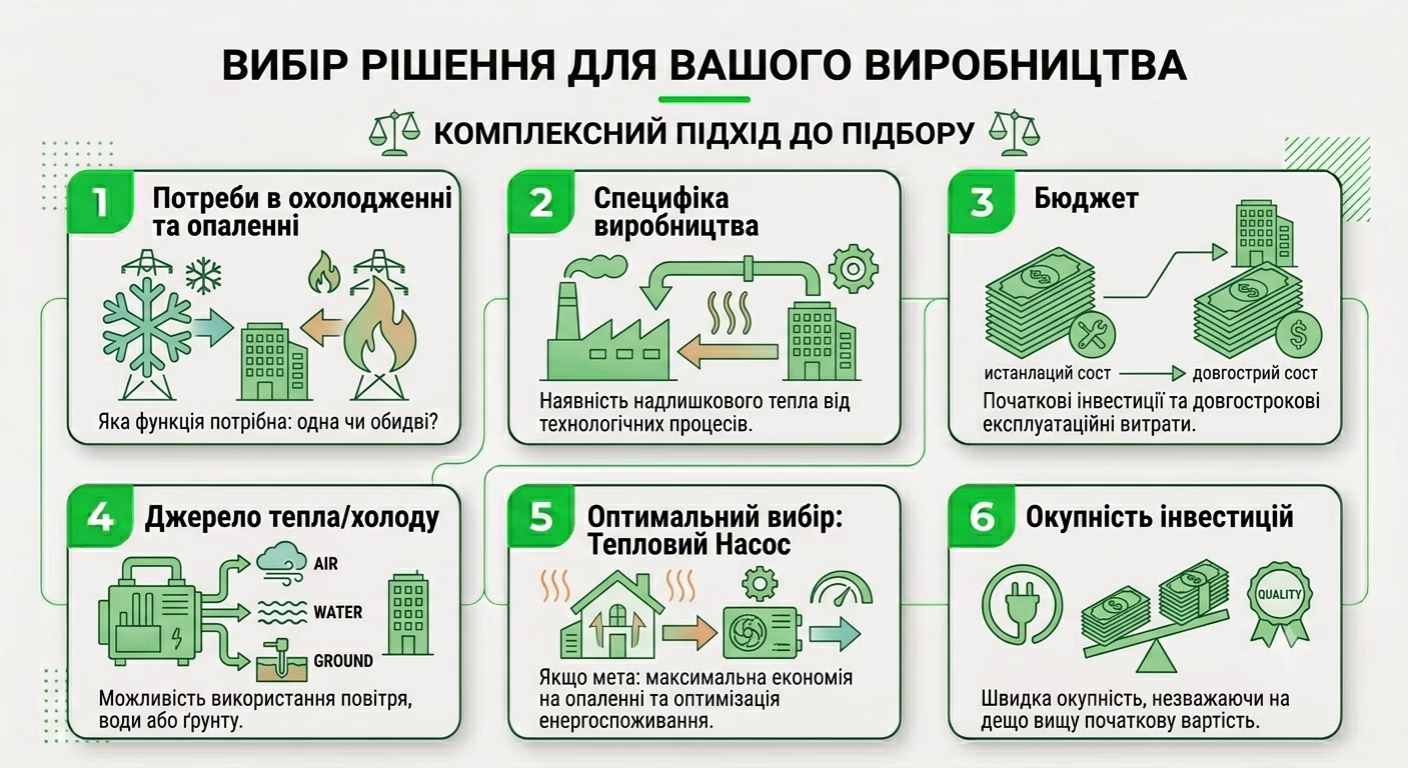 Вибір рішення для вашого виробництва