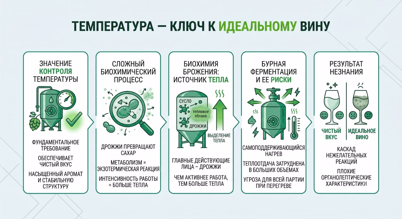 Биохимия брожения вина