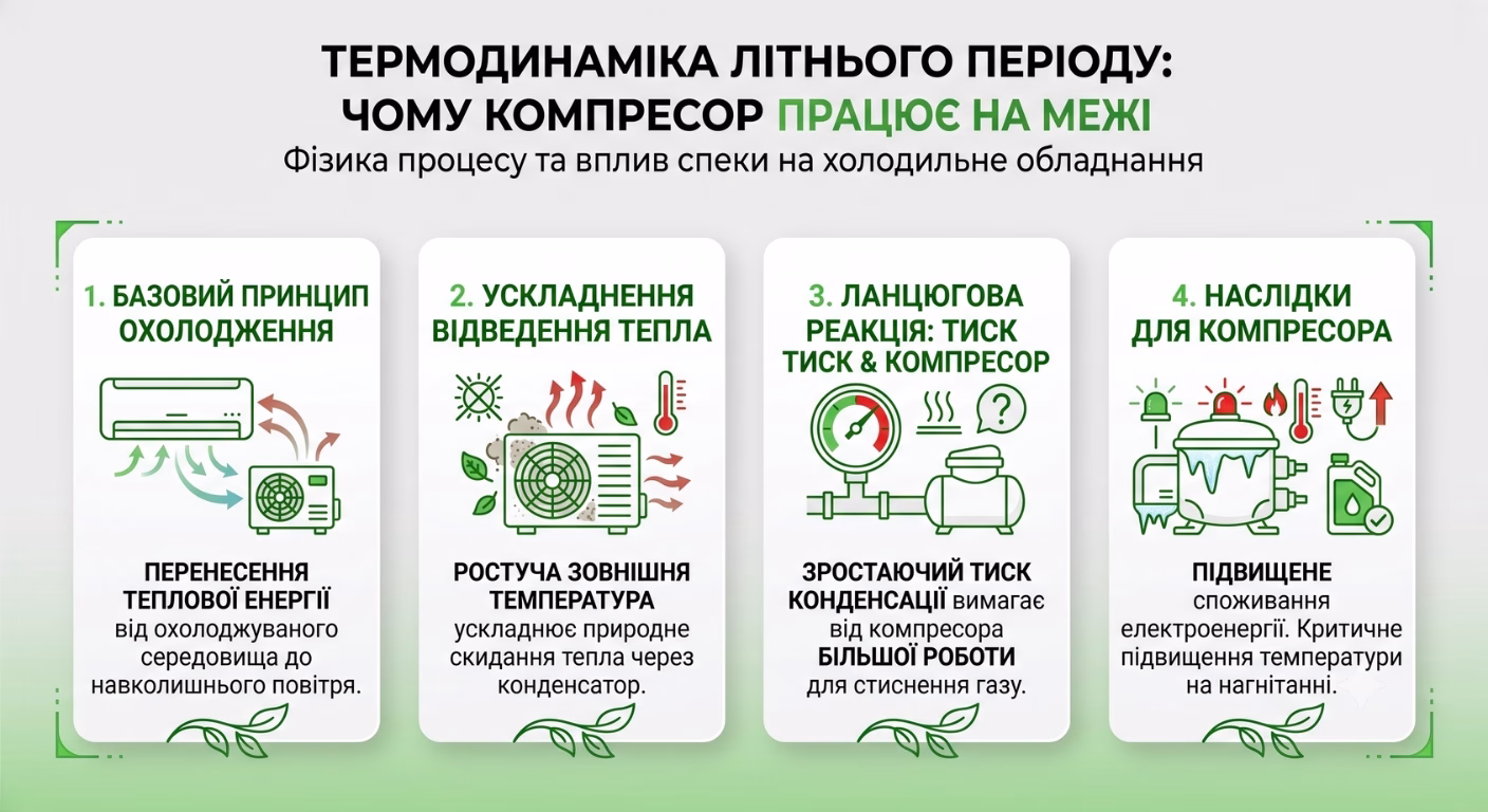 чому компресор працює на межі