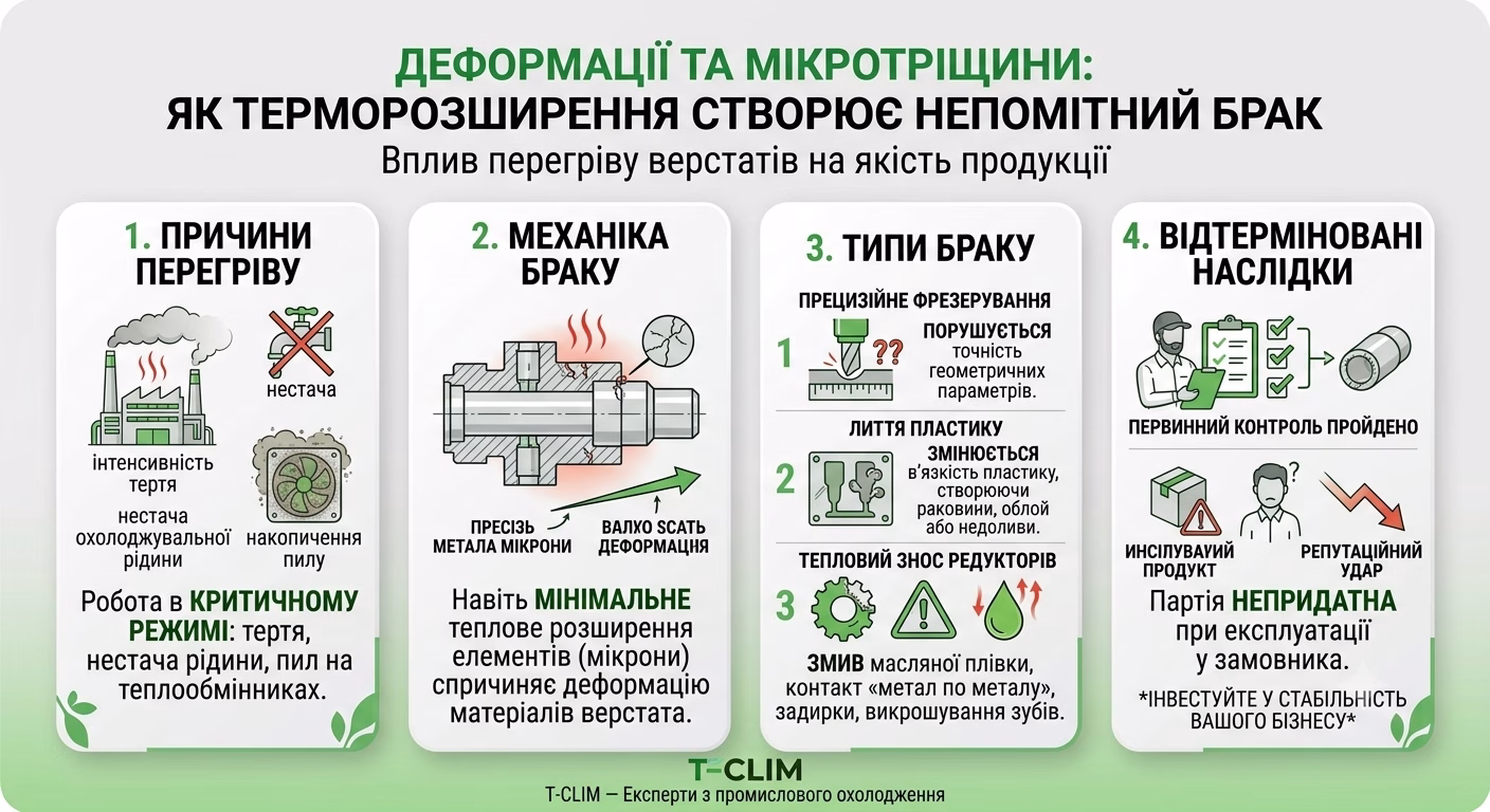 як терморозширення створює непомітний брак