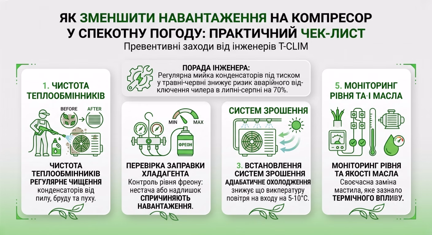Як зменшити навантаження на компресор